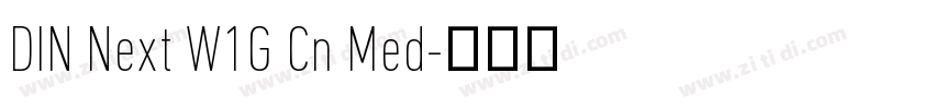 DIN Next W1G Cn Med字体转换 DIN Next W1G Cn Med字体转换